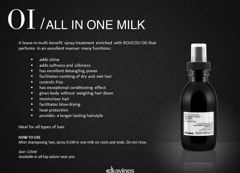 All in one milk